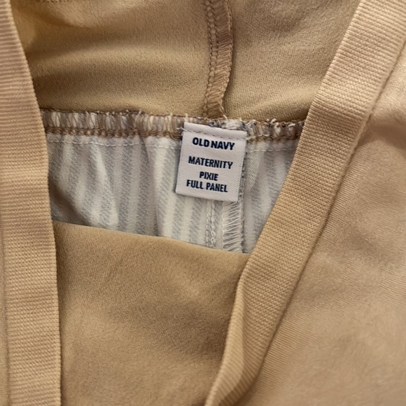 Old Navy Maternity Striped Pixie Pants, Size 4, NWOT - Picture 3 of 6